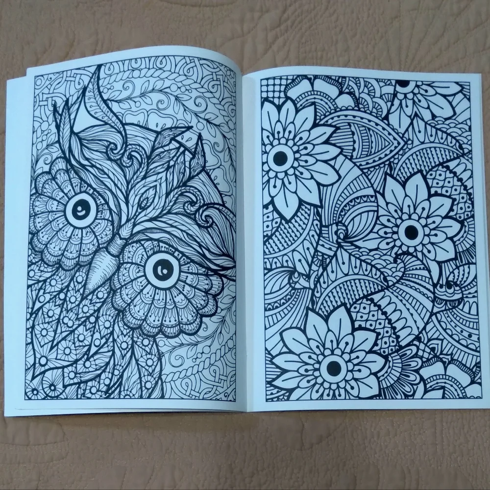 Happiness - 5 Coloring Books - 100+ Colored Pencils - Picture 9 of 11